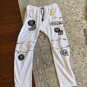 Robins jeans white joggers (sold out on website)